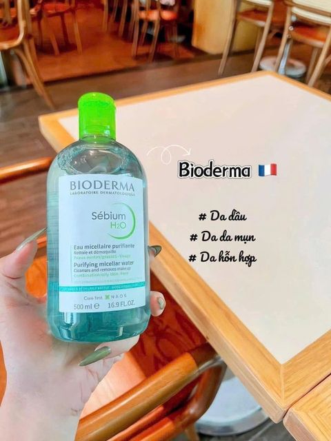 Tẩy trang Bioderma Sebium H2O