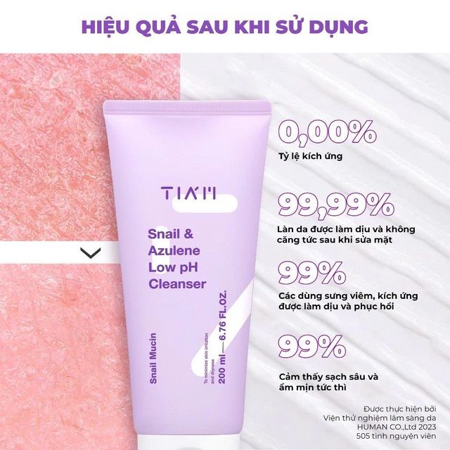 L&agrave;n da sạch với Sữa Rửa Mặt Tia'm