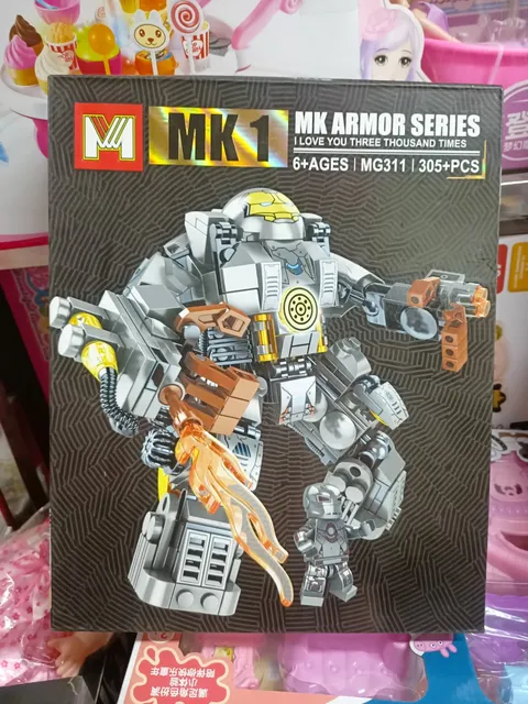 Đồ chơi lắp r&aacute;p m&ocirc; h&igrave;nh Iron Man