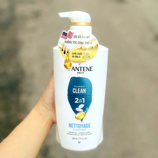 Gội xả Pantene 2in1 820ml sản phẩm
