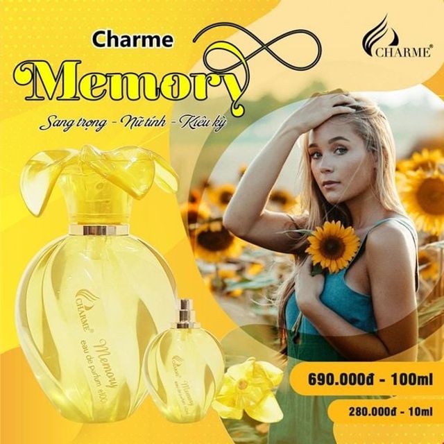 Chai Nước Hoa Nữ Charme Memory