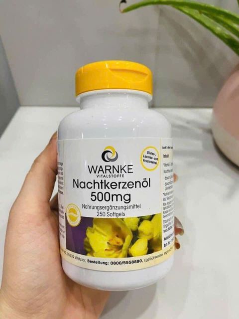 Tinh Dầu Hoa Anh Thảo Warnke Nachtkerzenol 500mg