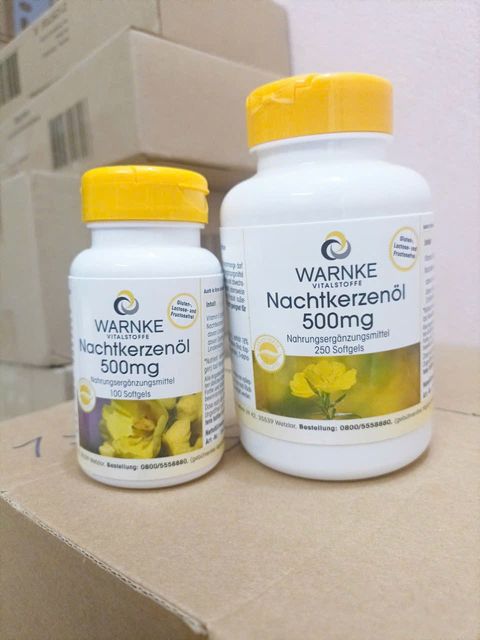 Tinh Dầu Hoa Anh Thảo Warnke Nachtkerzenol 500mg