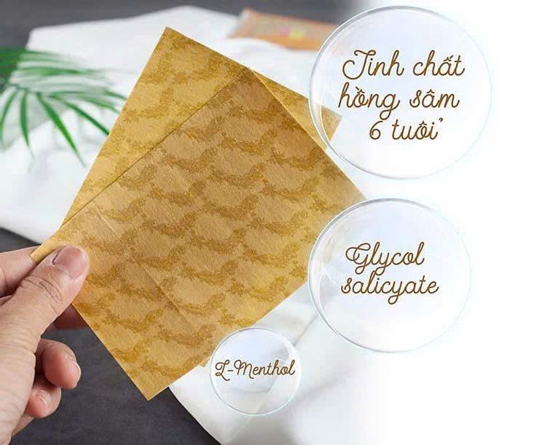 Cao D&aacute;n Hồng S&acirc;m Himena T&uacute;i Đỏ - B&ecirc;n trong sản phẩm