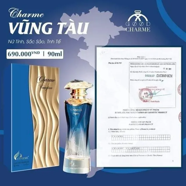Nước Hoa Nữ Charme Vung Tau 90ml