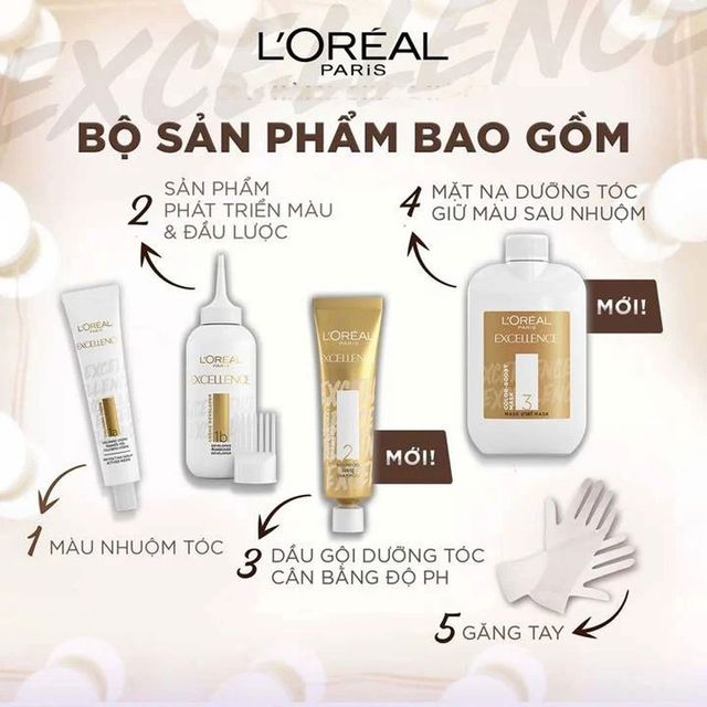 Kem Nhuộm L'oreal Dưỡng T&oacute;c Excellence Fashion Hair Color Cream