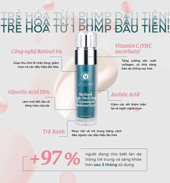 Kem Dưỡng Ẩm VI Derm