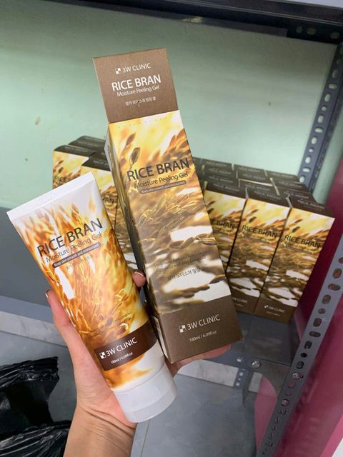 Tẩy Da Cngừng hẳn Gạo 3W Clinic Rice Brown Moisture Peeling