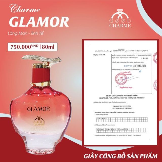 Nước Hoa Nữ Charme Glamor