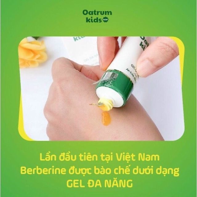 Gel giảm hăm Nh&acirc;n Hưng Oatrum Kids New Tu&yacute;t 20g