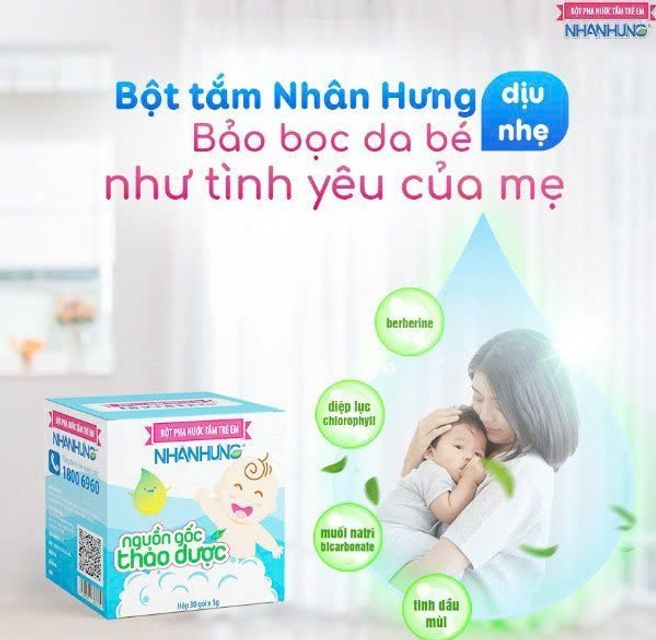 Bột tắm Nh&acirc;n Hưng