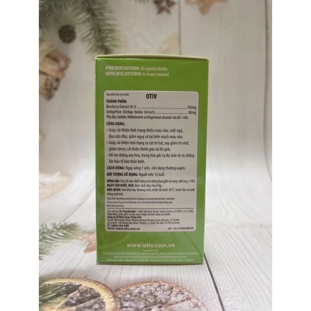 Vi&ecirc;n uống OTiV Ecogreen