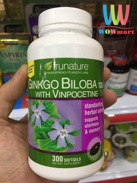 Vi&ecirc;n uống bổ n&atilde;o trunature Ginkgo Biloba