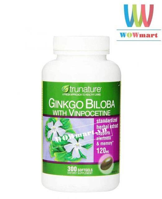 Trunature Ginkgo Biloba with Vinpocetine