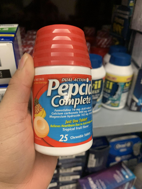 Vi&ecirc;n ngậm Pepcid Complete