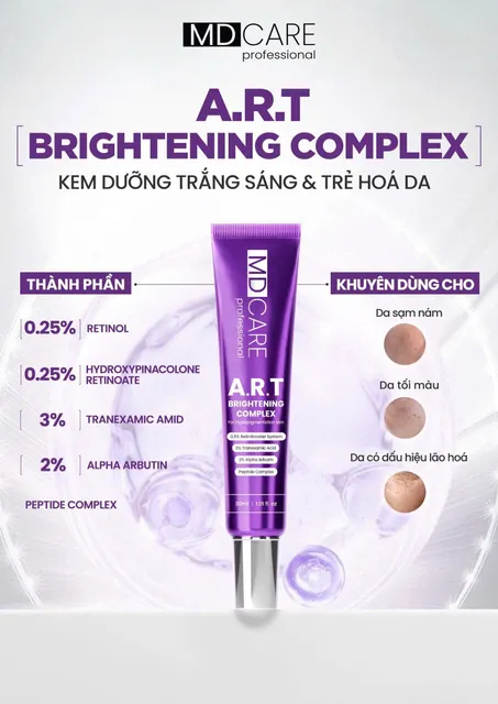 Sản phẩm MDCare A.R.T BRIGHTENING COMPLEX 3