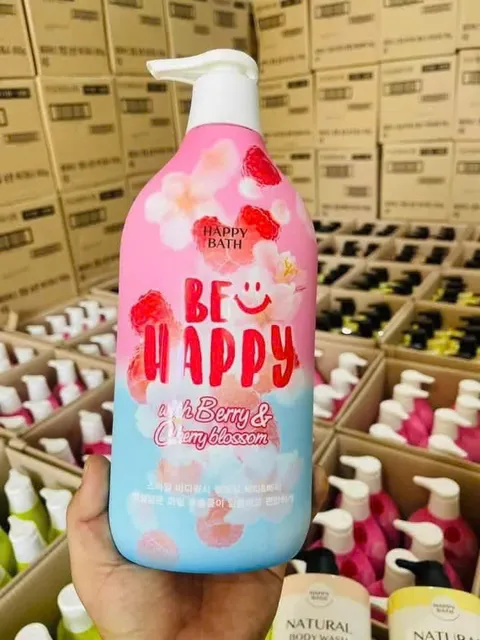 Sữa Tắm Happy Bath Berry & Cherry Blossom 900ml