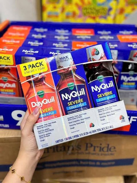 Set 3 Chai Siro Cảm C&uacute;m Dayquil Nyquil Severe