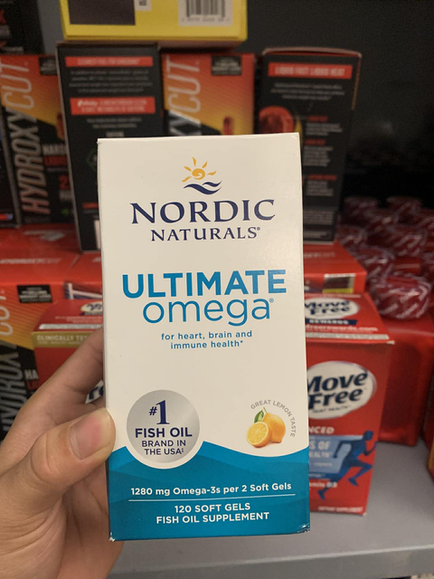 Dầu c&aacute; Omega-3 Nordic Naturals Ultimate Omega 1280mg