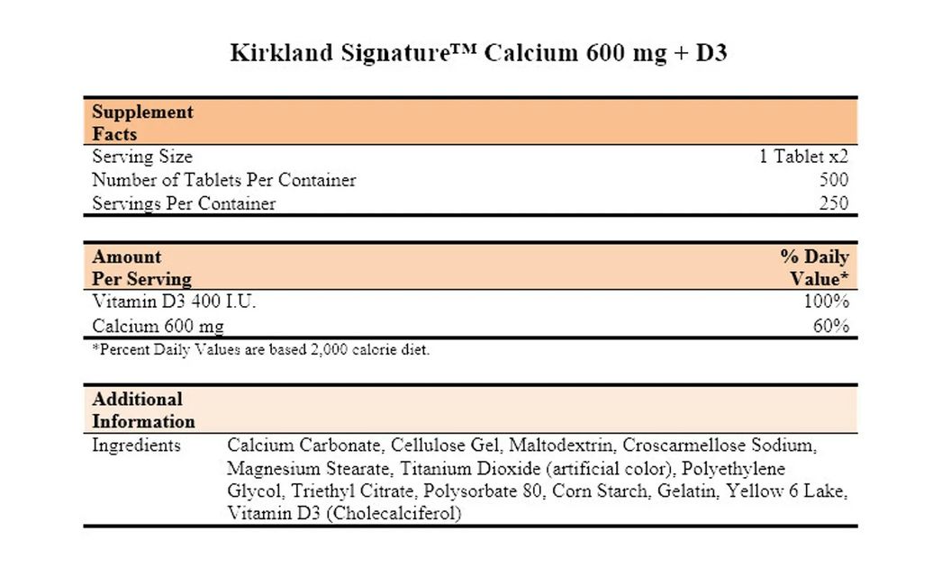 Vi&ecirc;n uống hỗ trợ bổ sung Calcium + D3