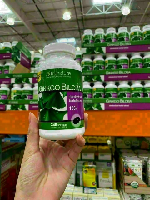 Vi&ecirc;n Uống Bổ N&atilde;o Trunature Ginkgo Biloba 120Mg 340 Vi&ecirc;n