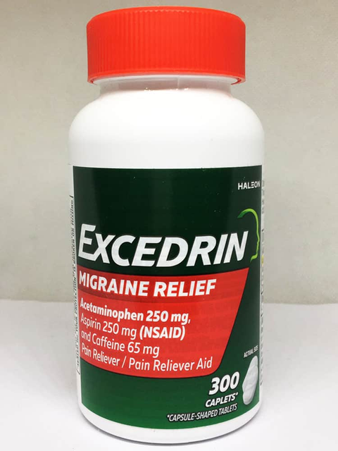 Bảo quản vi&ecirc;n uống Excedrin Extra Strength