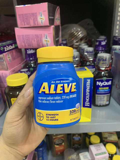 Giảm đau hạ sốt &Aacute;leve 220mg
