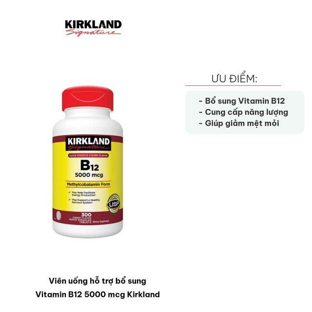 Mặt trước của sản phẩm Vitamin B12