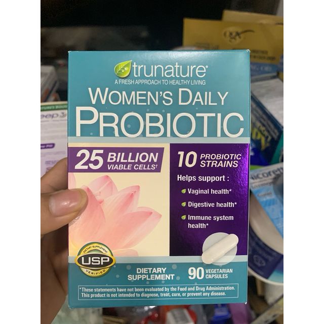 Vi&ecirc;n uống men vi sinh cho phụ nữ Women's Daily Probiotic Trunature Mỹ