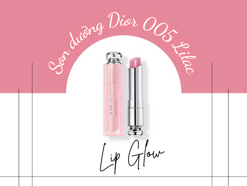 Son Dưỡng Dior Addict Lip Glow M&agrave;u 005 Lilac