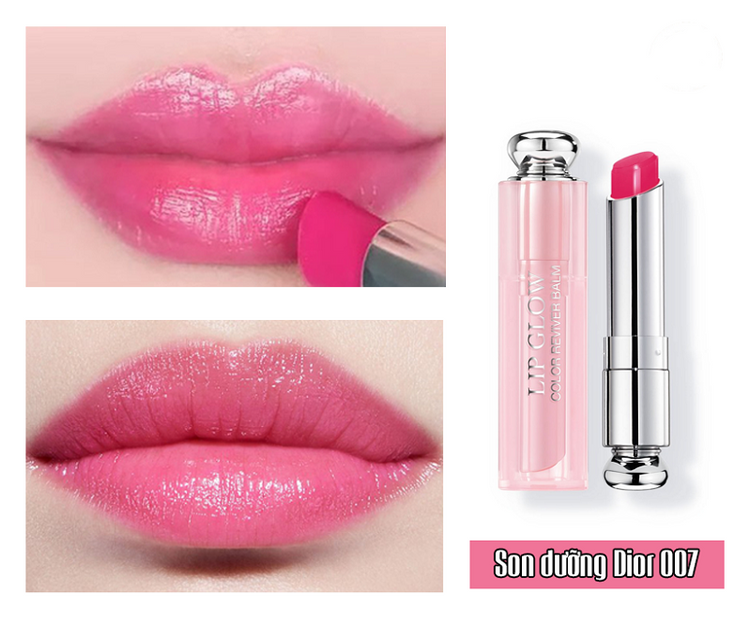 Son Dưỡng Dior Addict Lip Glow M&agrave;u 007 Raspberry