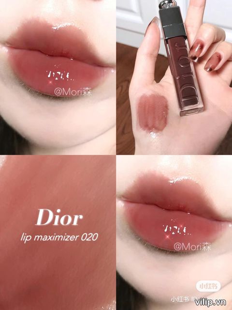 Son Dưỡng Dior Addict Lip Maximiser 020 Mahogany M&agrave;u Đỏ N&acirc;u 6ml
