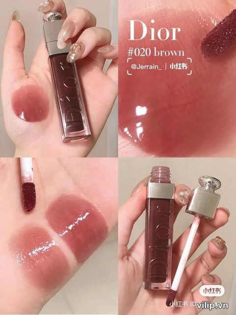Son Dưỡng Dior Addict Lip Maximiser 020 Mahogany M&agrave;u Đỏ N&acirc;u 6ml