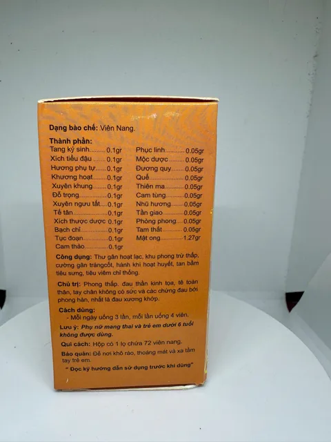 Th&ocirc;ng mạch cốt thống linh hỗ trợ xương khớp