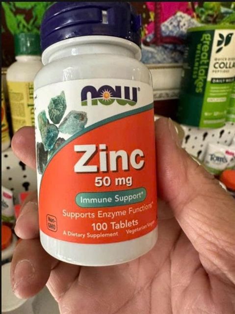 Vi&ecirc;n Uống Kẽm NOW Zinc Gluconate 50mg