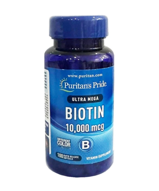 Vi&ecirc;n Uống Biotin Puritan&rsquo;s Pride Ultra Mega 10000mcg