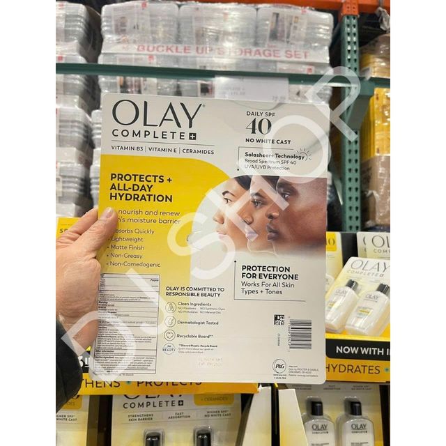 Set Kem Dưỡng Ẫm Chống Nắng Olay Complete+