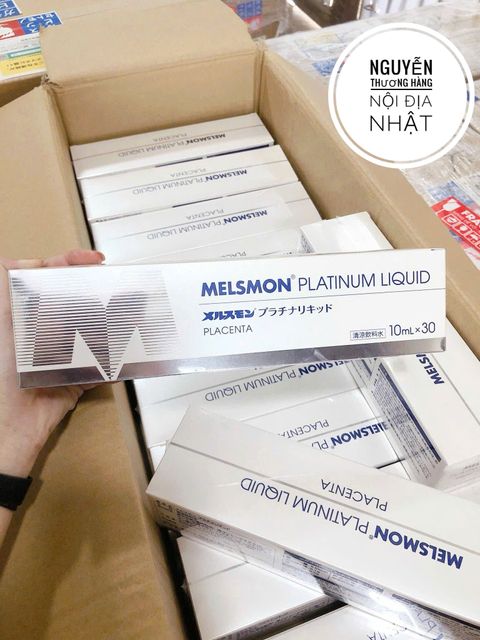 Nước uống nhau thai ngựa Melsmon Platinum Liquid Placenta