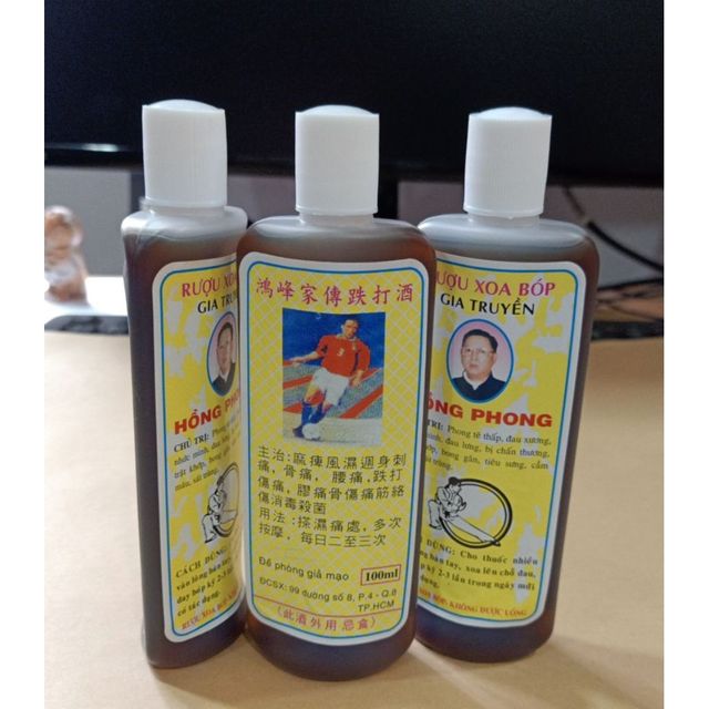 Xoa B&oacute;p Gia Truyền HỒNG PHONG - Chai 100ml