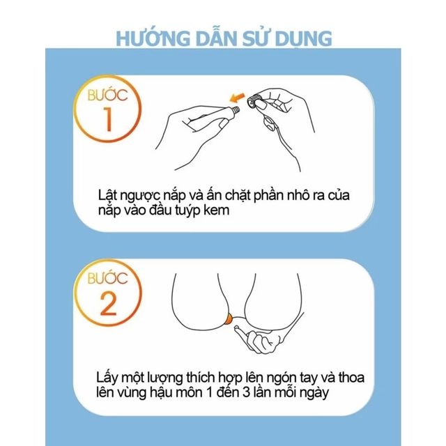 Kem B&ocirc;i Trĩ Nhật Bản Dễ D&agrave;ng Sử Dụng