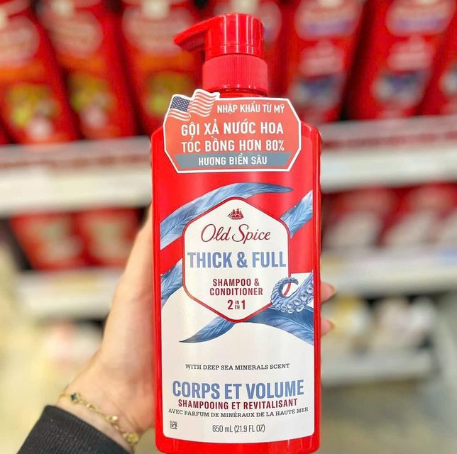 Dầu gội & xả Old Spice 2in1