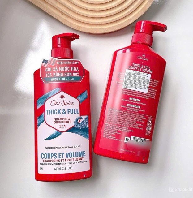 Dầu gội & xả Old Spice 2in1