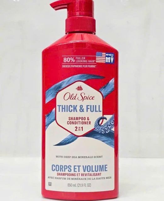 Dầu gội & xả Old Spice 2in1