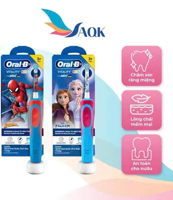 B&agrave;n chải điện Oral-B cho b&eacute; trai