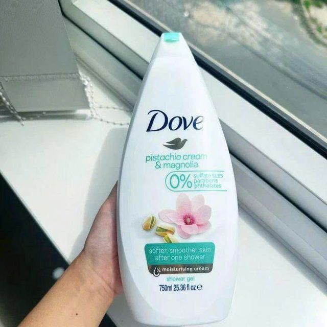 Sữa tắm Dove Pistachio Cream & Magnolia 750ml hương thơm thơm m&aacute;t
