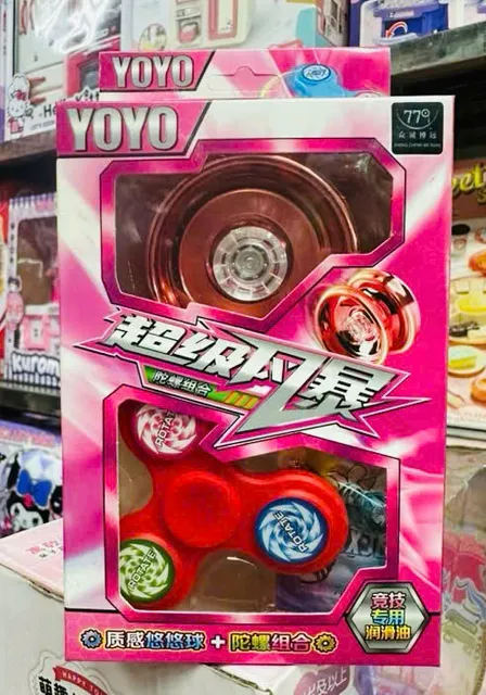 Bộ đồ chơi con quay v&agrave; yoyo 2in1
