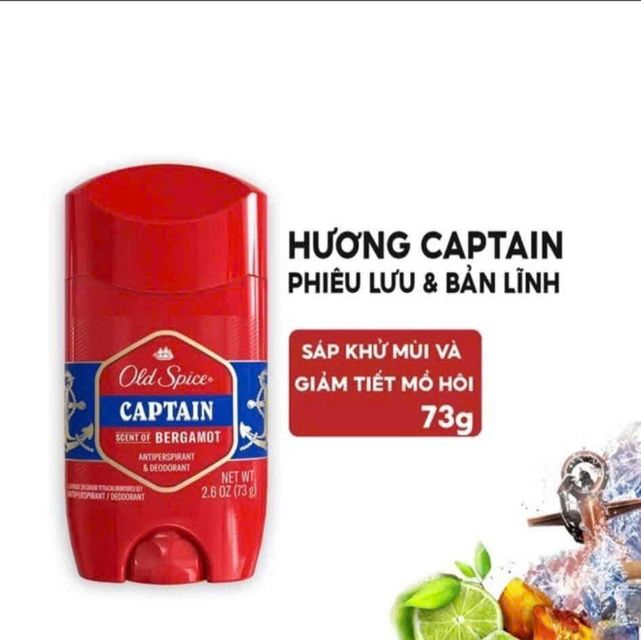 Lăn khử m&ugrave;i Old Spice Captain Bravery & Bergamot