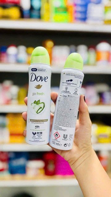 Xịt khử m&ugrave;i Dove Go Fresh Dưa Leo