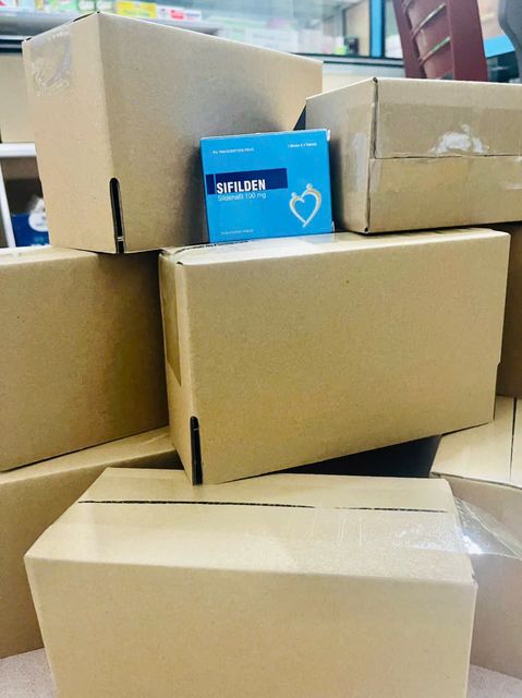 Hộp giấy carton đựng Sifilden k&iacute;ch thước 100