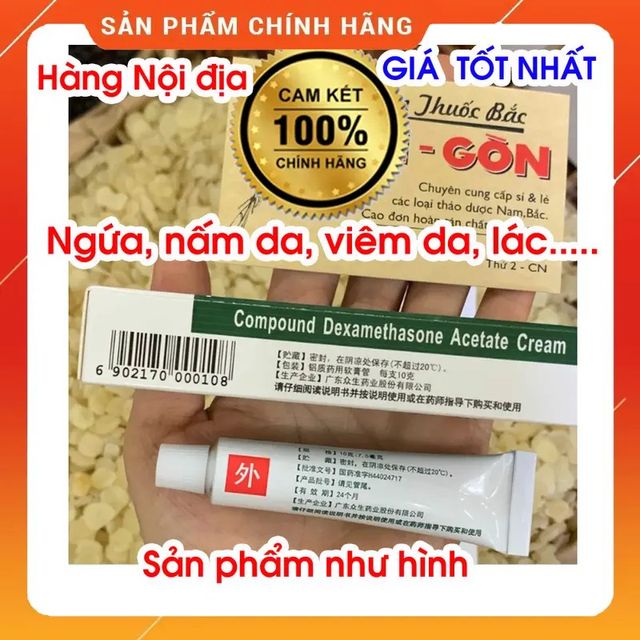 Kem b&ocirc;i nấm ngứa t&eacute;p 10gr b&igrave; vi&ecirc;m b&igrave;nh
